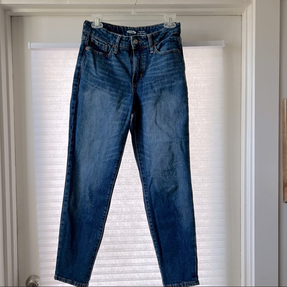 Old Navy medium wash High-Waisted O.G. Straight Ankle Jeans for Women